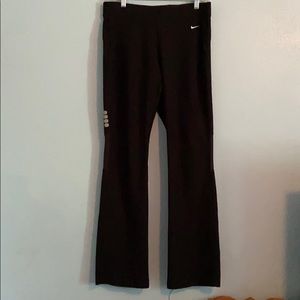 Nike black flare leggings